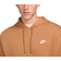 NIKE Sportswear Club Fleece Pullover Hoodie - Flax/White