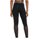 NIKE Women's Pro Mid Rise Mesh Paneled Leggings - Black/White