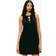 H&M Damen Kleid mit Schleifen Schwarz