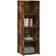 vidaXL 846387 Smoked Oak Bogreol 124cm