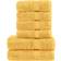 vidaXL Solund Handduk Guld (140x70cm)