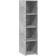 vidaXL 846379 Concrete Grey Skænk 30x124cm