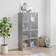 vidaXL 3295860 Concrete Grey Förvaringsskåp 68x142cm