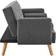 HOME DETAIL Sarnia Charcoal Sofa 191cm 3 Seater