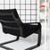 IKEA POÄNG Black/Vissle Black Fåtölj 70cm