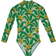 Regatta Orla Kiely Long Sleeve Swimsuit - Green Tropical