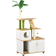 Pawhut 2-in-1 Cat Tree with Hidden Litter Box