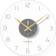 Bed Bath & Beyond HG-ZTYJ-5717-033 Gold/White Wall Clock 11.6"