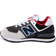 New Balance Little Kid's 574 - Magnet/Black/Serene Blue