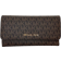 Michael Kors Jet Set Large Logo Trifold Wallet - Brown