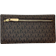 Michael Kors Jet Set Large Logo Trifold Wallet - Brown