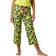 Hue Women's Printed Knit Capri Pajama - Bright Chartreuse