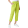 Roman Cotton Elastic Waist Cropped Cargo Trousers - Lime