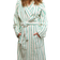 Bongusta Naram Bathrobe - Pure White & Grass