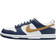 NIKE Dunk Low GS - White/Midnight Navy/Wheat