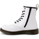 Dr. Martens Junior 1460 8-Eye Boot - White Patent Lamper