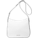 Michael Kors Kensington Large Pebbled Leather Crossbody Bag - White