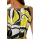 Roman Abstract Print Halter Neck Maxi Dress - Lime