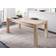 Massivmoebel24 Solid Wood White Dining Table 90x140cm