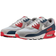 NIKE Air Max 90 M - Light Smoke Grey/Armory Navy/Fire Red/Phantom