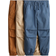 H&M Cotton Joggers 3-pack - Blue/Light Beige/Brown (1168049007)