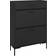 Homcom 2 Flip Doors Black Shoe Rack 26x110cm