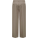 Only Onlelly Wide Leg Fit Trousers - Grey/Walnut