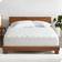 Bare Home Quilted Mattress Cover White (203.2x198.1cm)