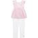 Tommy Hilfiger Kid's Printed Crinkle Tunic Top and Ribbed Leggings Set - Pink/White