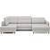 Furniturebox Berrto Light Grey Sofa 306cm 5-seter