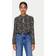 Only Bluse 'ONLDitsy' hellbraun grau schwarz