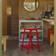 Hay Taburete 8 Barstol 65 cm Signal Red Barstol