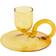 Hay Tiny Curved Yellow Ljusstake 5cm