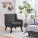 Yaheetech U100105744 Dark Grey Armchair 88cm