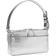 Michael Kors Colby Medium Metallic Leather Shoulder Bag - Silver