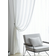 Shein Japanese-Style Simple Living Room & Study & Bedroom Semi-Sheer Linen-Like Window Curtain, 1pc 130x100cm