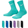 Nike Little Kid's Dri-FIT Performance Basics Crew Socks 6-pack - Green Frost (RN0019-EIG)