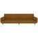 vidaXL 337590 Brown Sofa 220cm 2 Seater