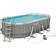 Bestway Power Steel Oval Metal Frame Pool 5.5x2.7x1.2 m