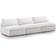 modway Commix Down Beige Sofa 105" 3 Seater