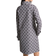 Michael Kors Empire Logo Jacquard Balmacaan Coat - Black/White