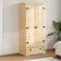 vidaXL Corona Natural Garderobe 76x170cm