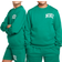 Nike Big Kid's Sportswear Club French Terry Crew Neck Sweatshirt - Malachite/White (HJ3144-365)