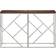 vidaXL 349997 Silver/Brown Avlastningsbord 30x110cm