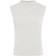 Pieces Madison Draped Sleeveless Top - Cloud Dancer