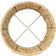 Springcrest Woven Seagrass Small Drum Lamp Natural Shade 12"