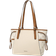 Miss Lulu Elegant Tote Bag - Beige/Brown