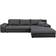 Carryhome Woven Anthracite/Dark Grey Sofa 245cm 4-Sitzer