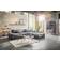 Carryhome Woven Anthracite/Dark Grey Sofa 245cm 4-Sitzer
