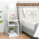 Costway 3 Level Folding White